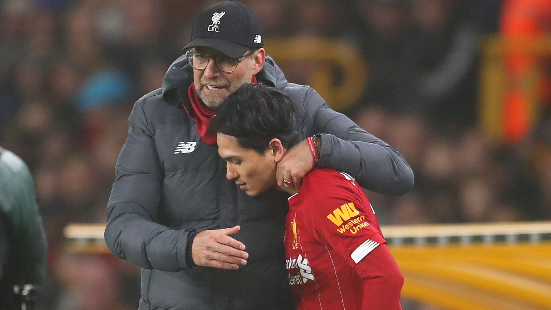 2020-01-24 Minamino Klopp Liverpool