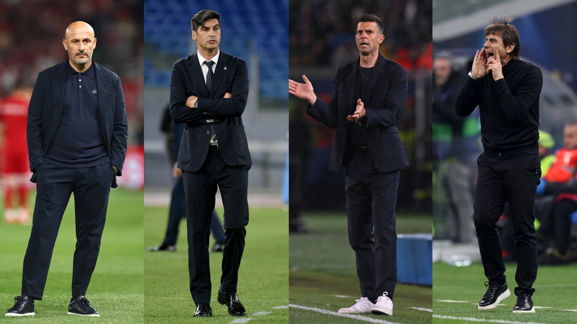 MIX Vincenzo Italiano Paulo Fonseca Thiago Motta Antonio Conte