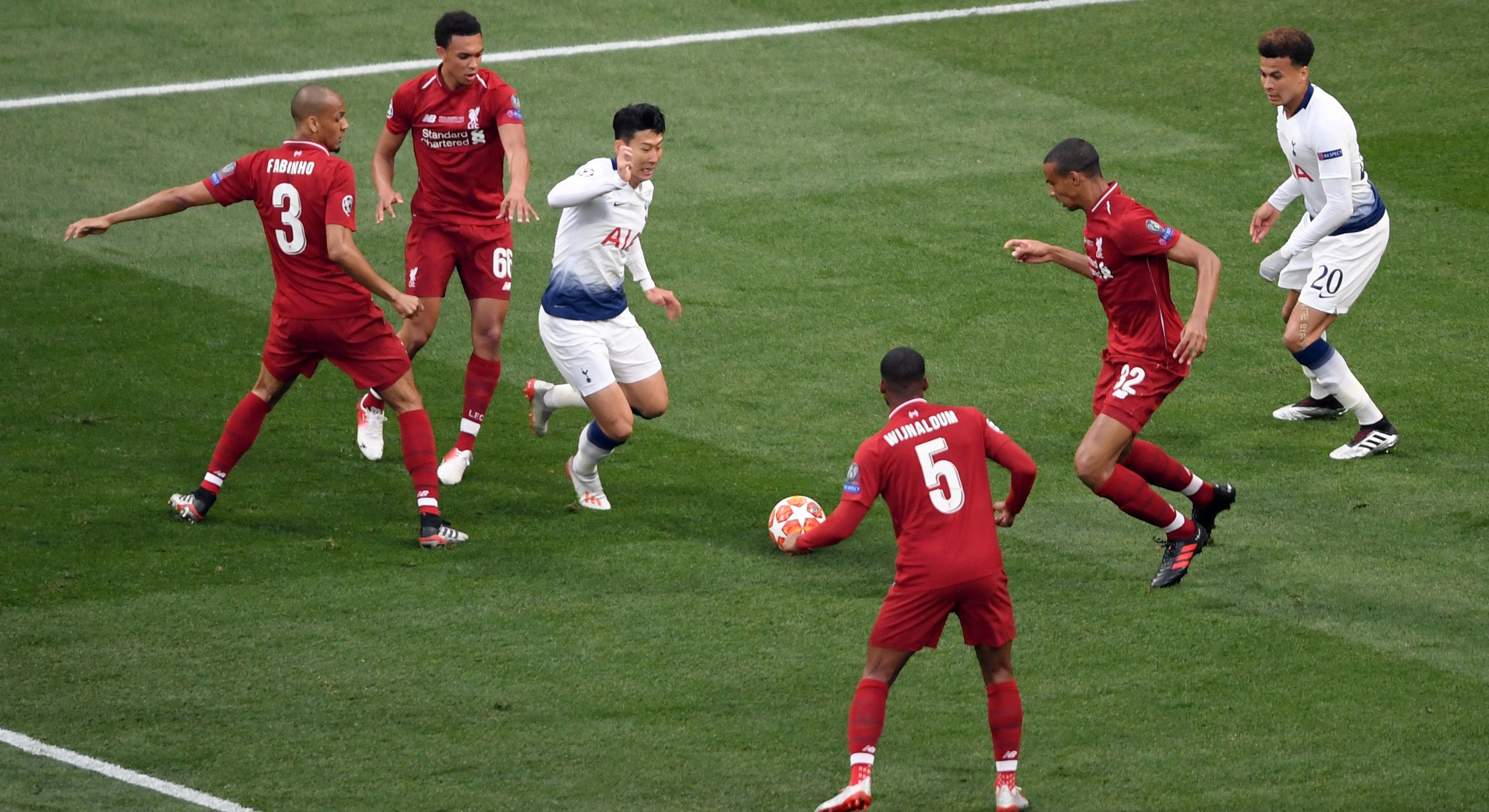 Son Heung Min Tottenham Liverpool Champions League