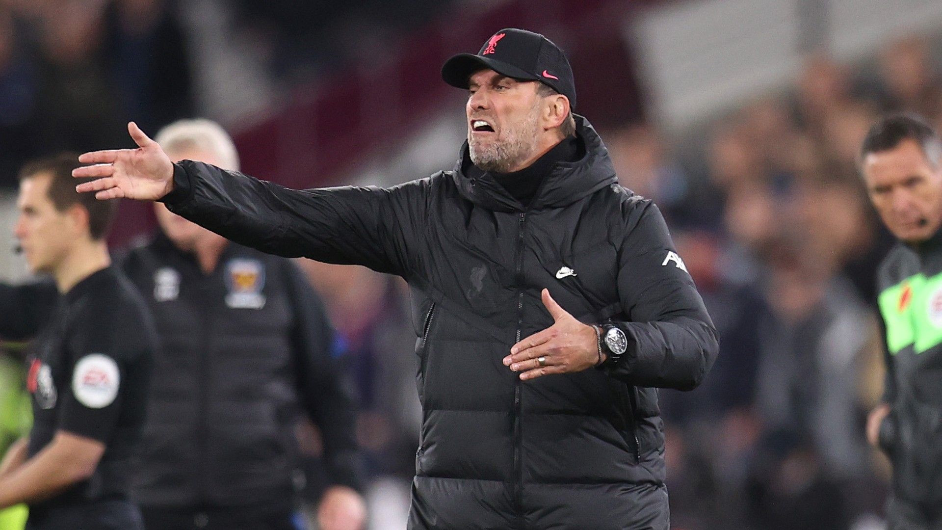 Jurgen Klopp West Ham Liverpool 2021-22