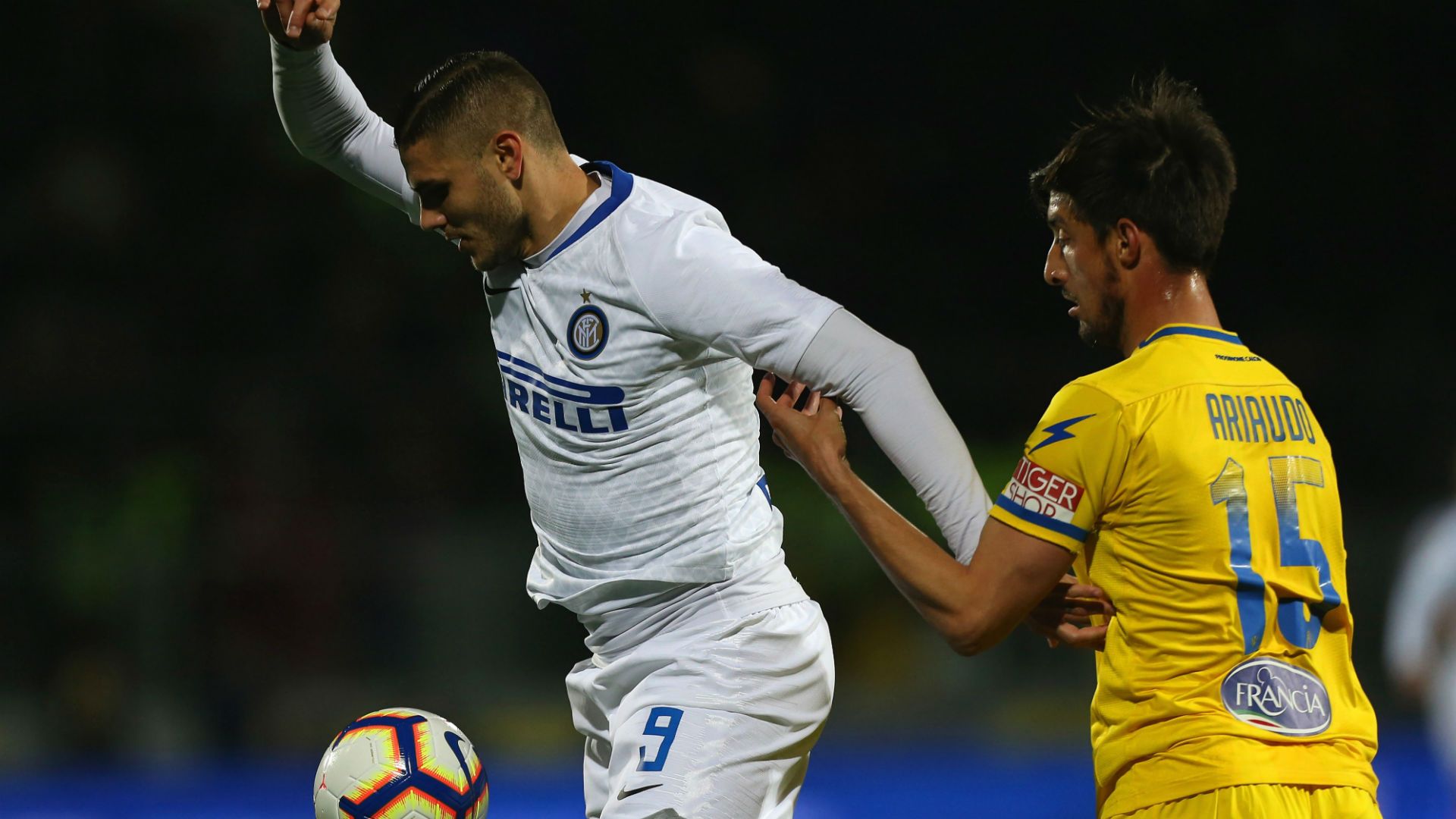 Icardi Frosinone Inter Serie A