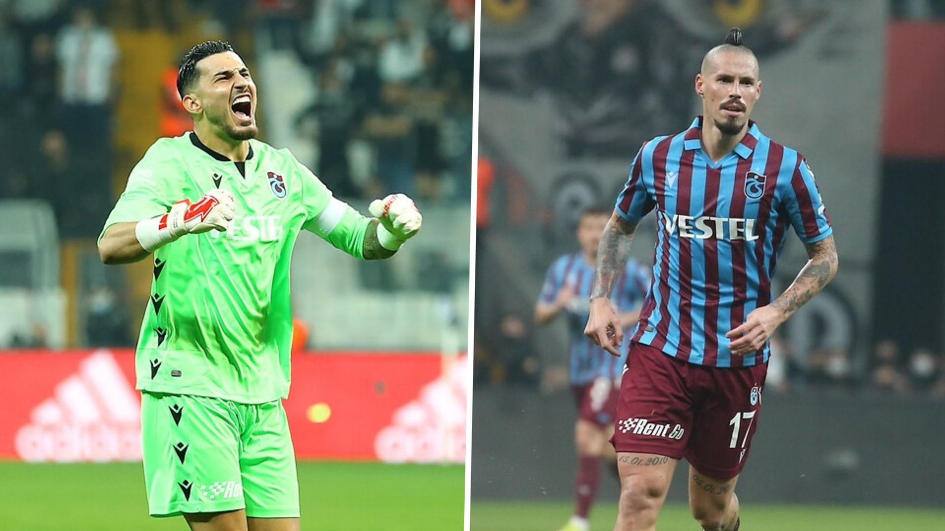 Ugurcan Cakir Marek Hamsik Trabzonspor vs. Besiktas 11/06/21