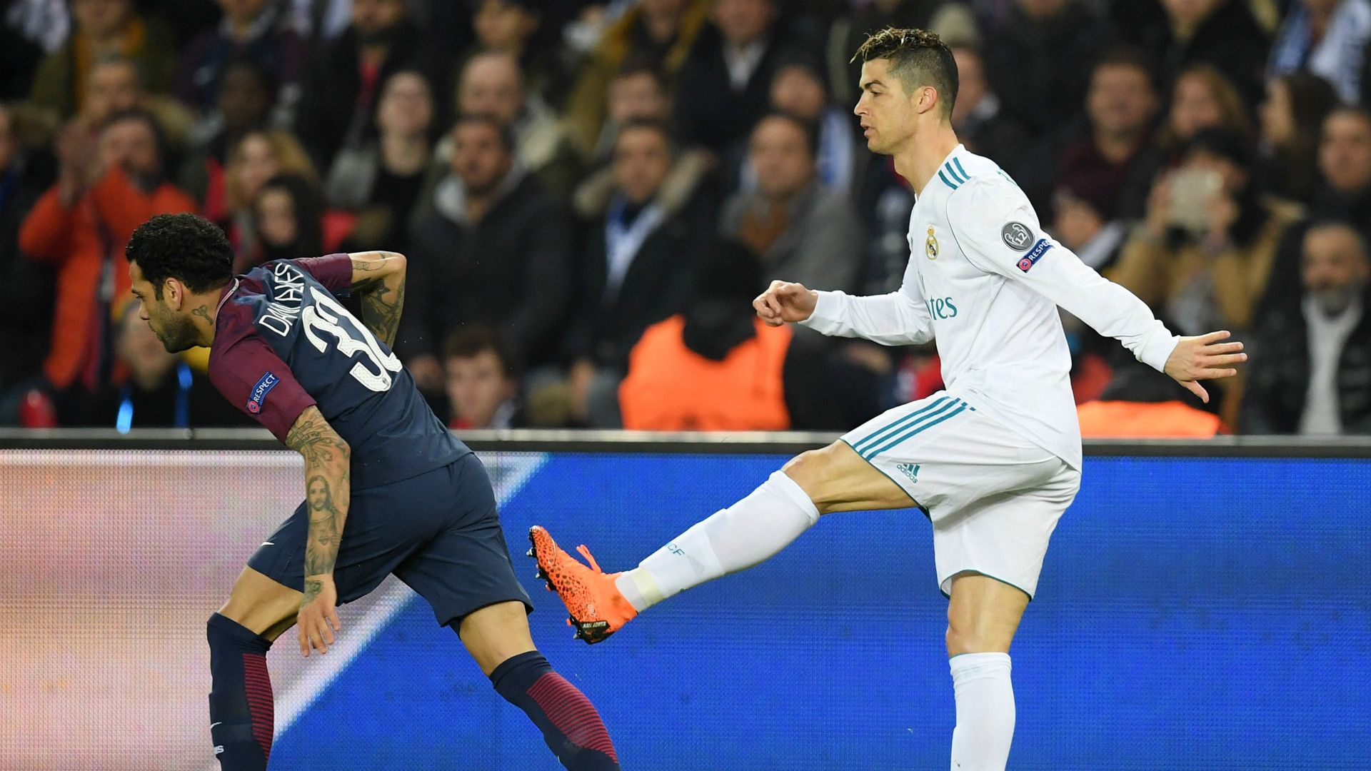 Cristiano Ronaldo Dani Alves Real Madrid PSG Paris Saint-Germain