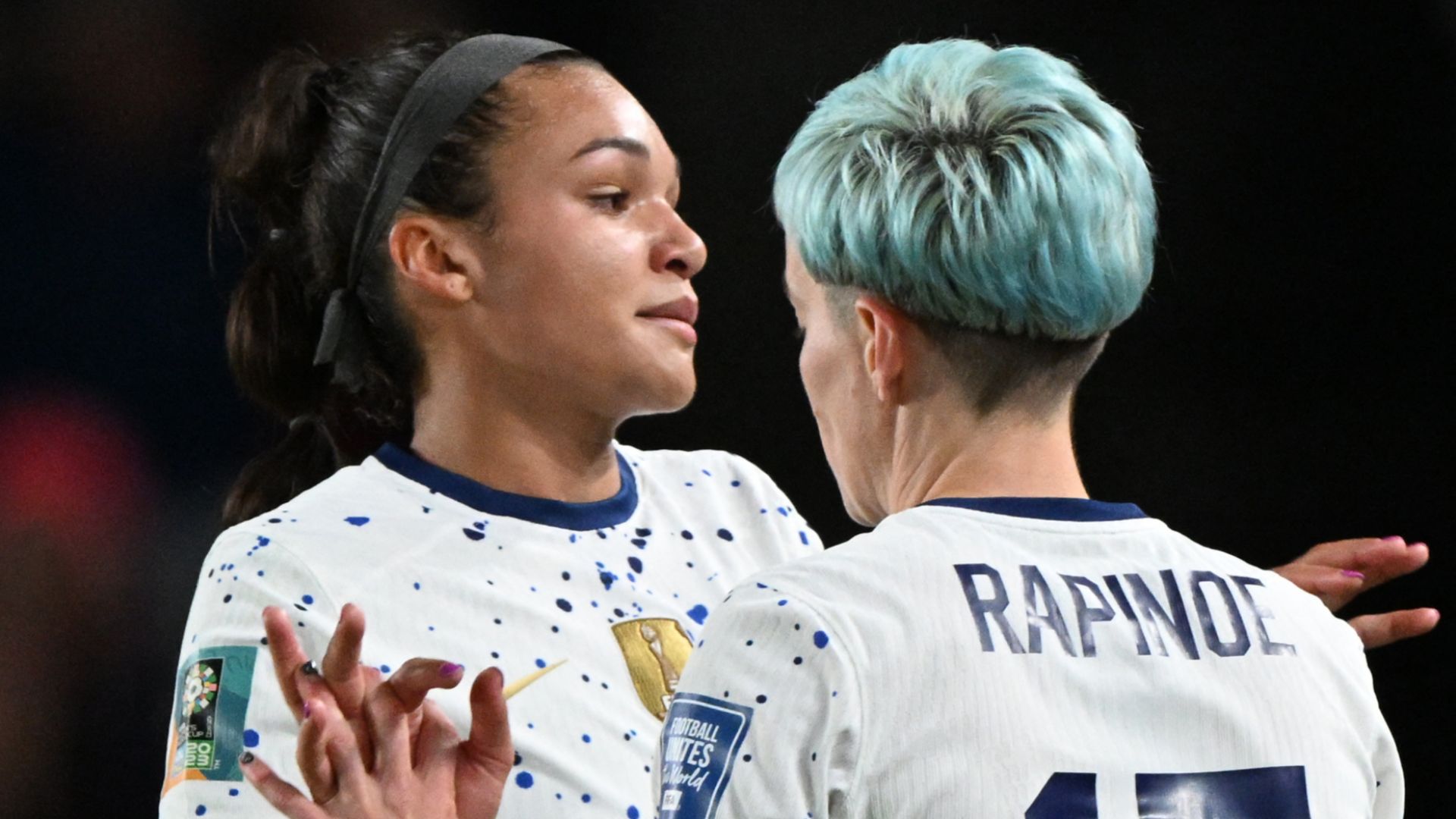 Sophia Smith Megan Rapinoe USWNT