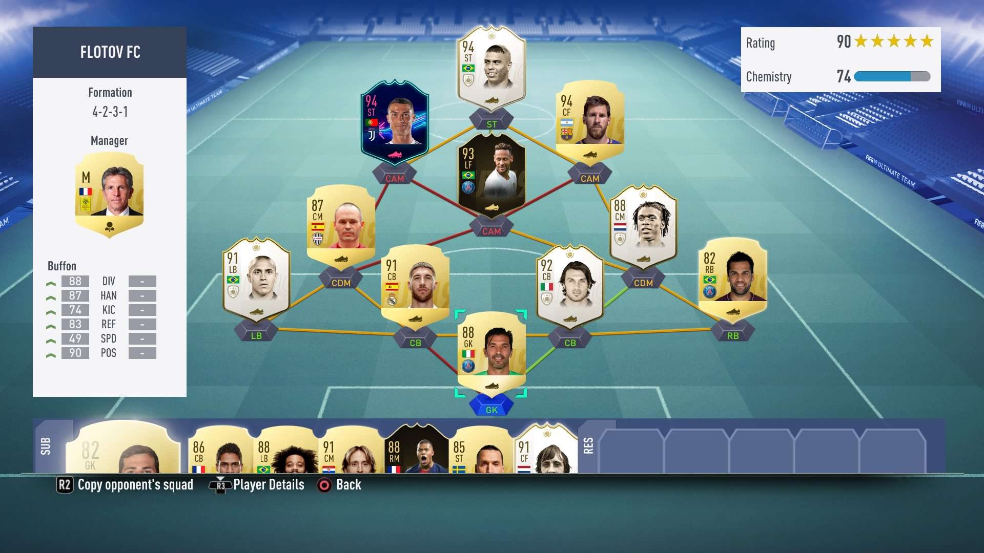 FIFA 19 FUT Squad Battles Thauvin