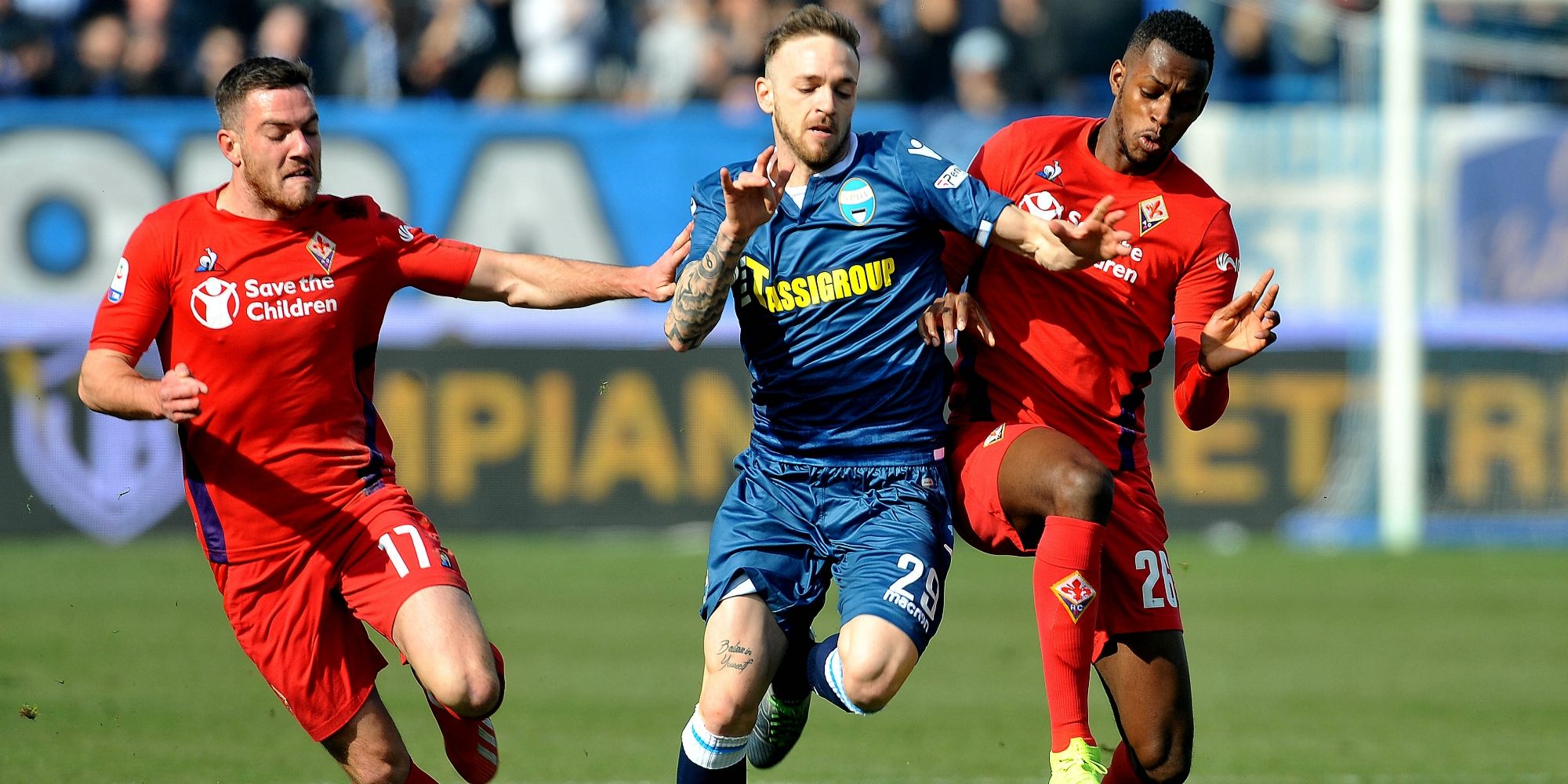 Jordan Veretout Manuel Lazzari SPAL Fiorentina Serie A