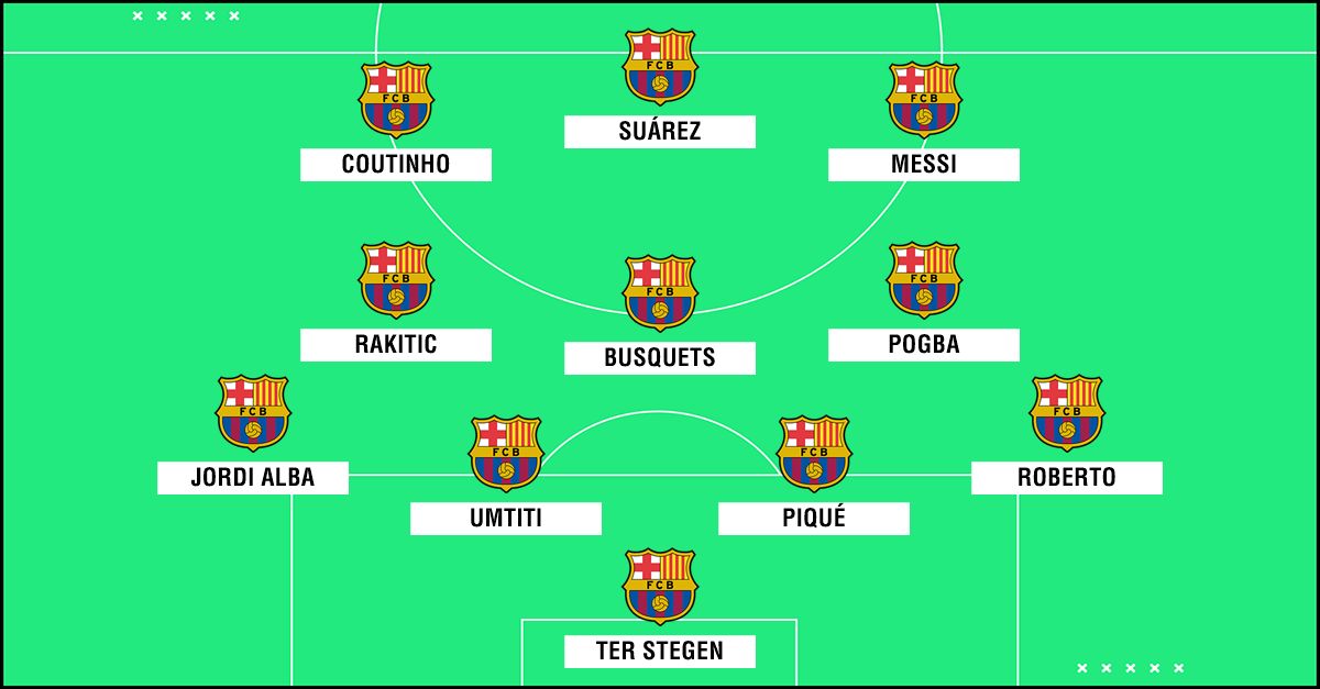 Pogba en el Barcelona