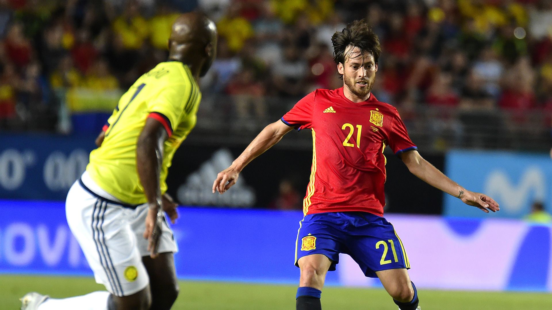 David Silva Spain Colombia Friendly 07062017