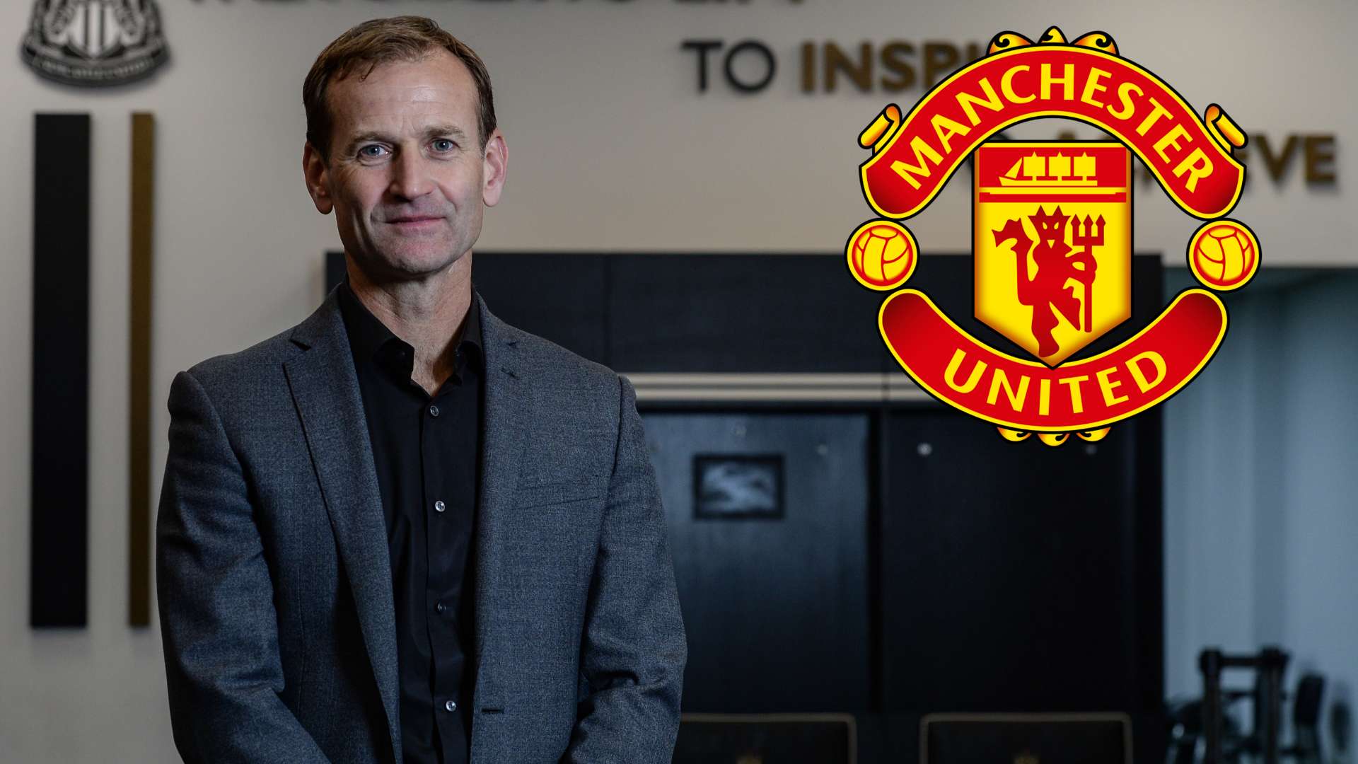 Dan Ashworth Man Utd badge