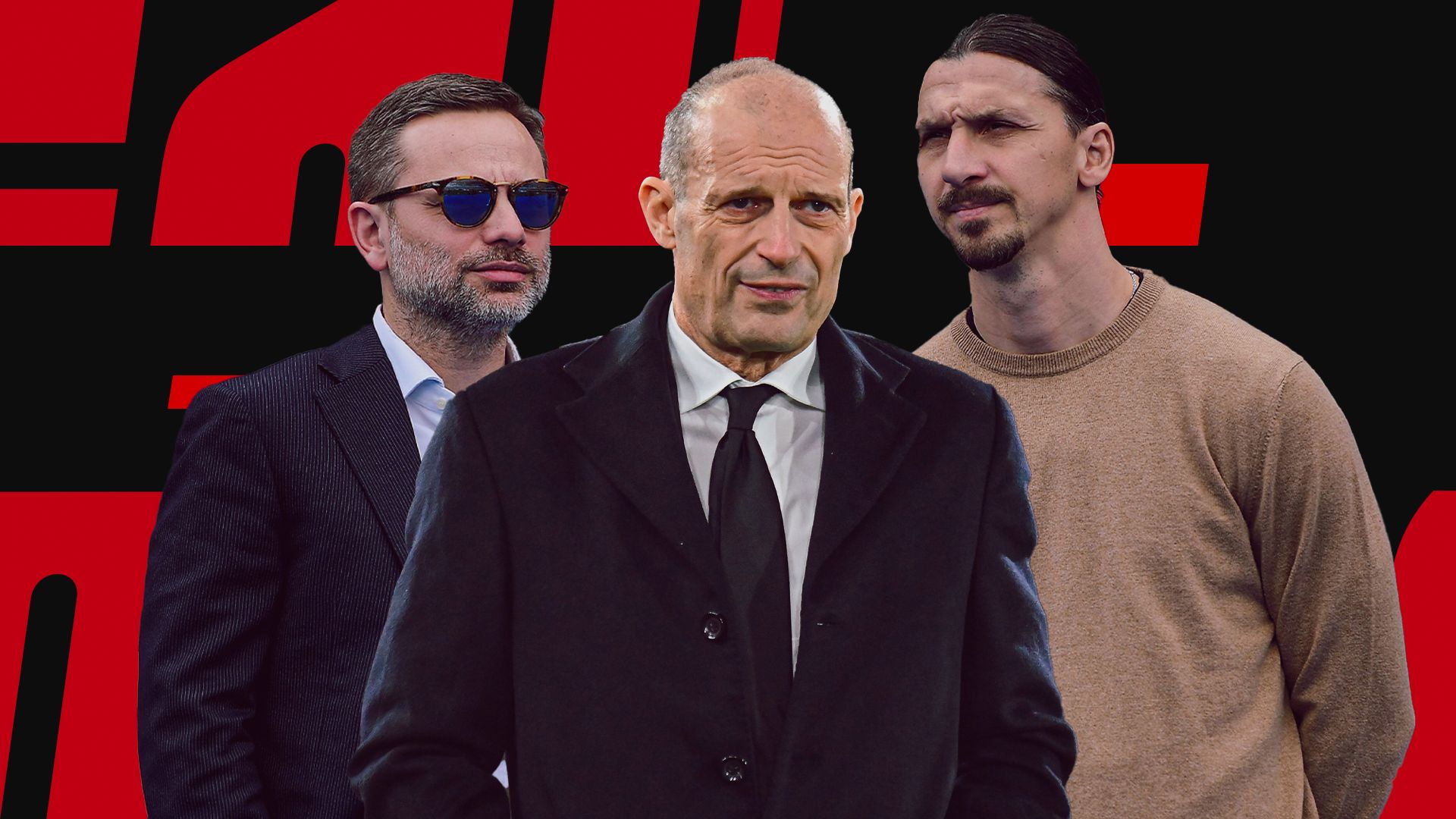 Allegri Ibrahimovic Furlani Grafica