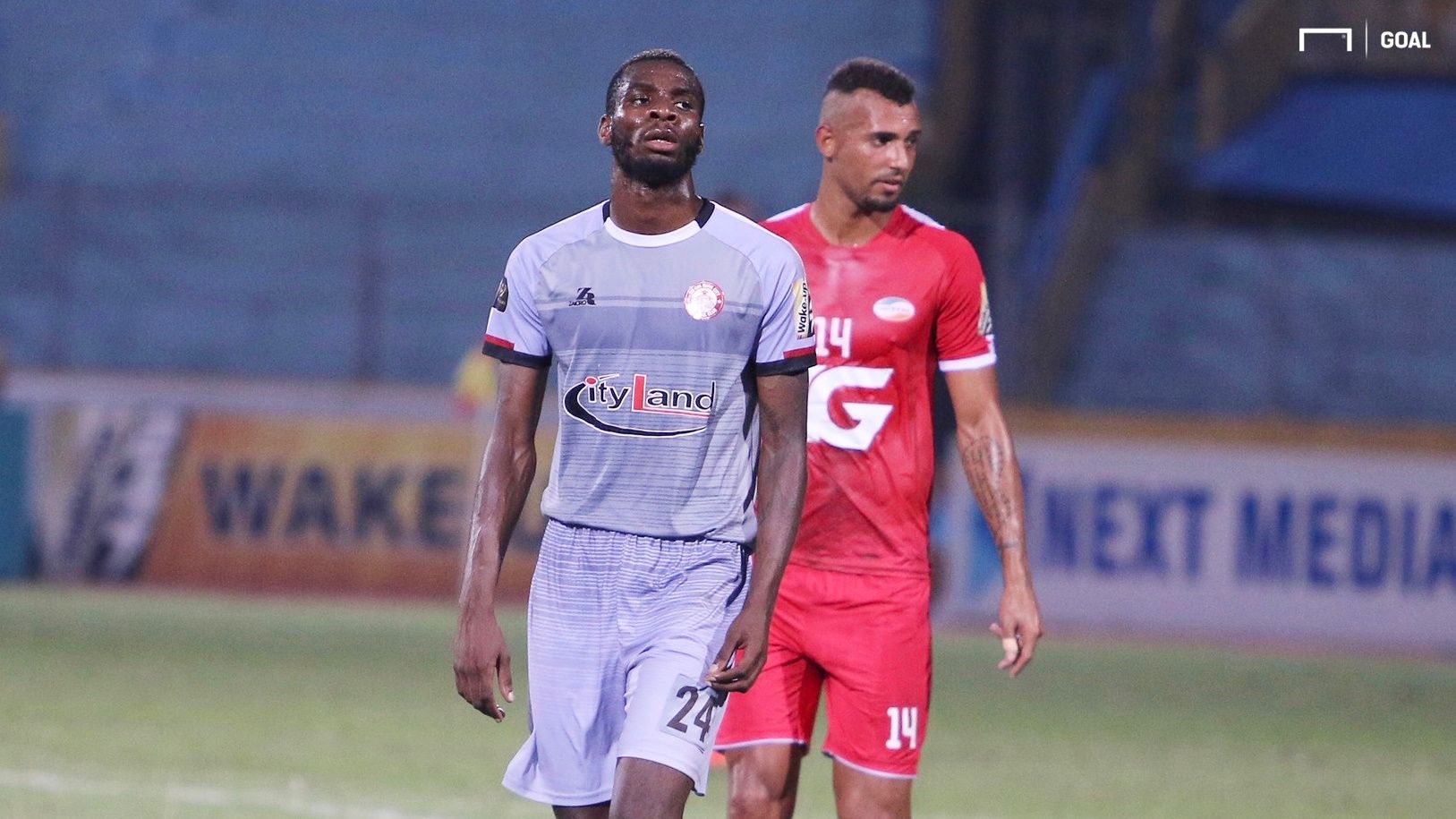 Janclesio Almeida Santos vs Ismahil Akinade Viettel FC vs Ho Chi Minh City FC Round 14 V.League 2019