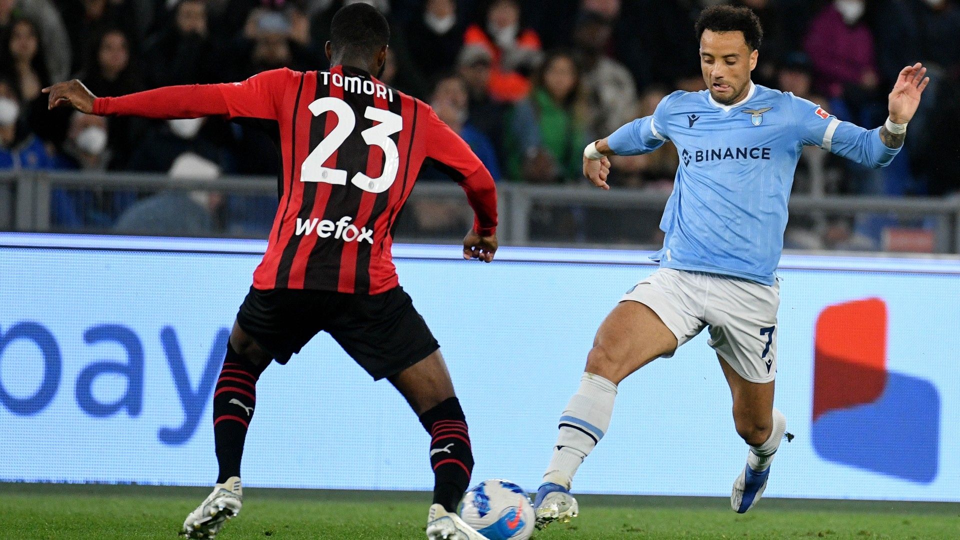 Tomori Felipe Anderson Lazio Milan 2022