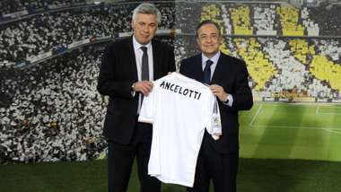 Florentino Pérez Carlo Ancelotti Real Madrid