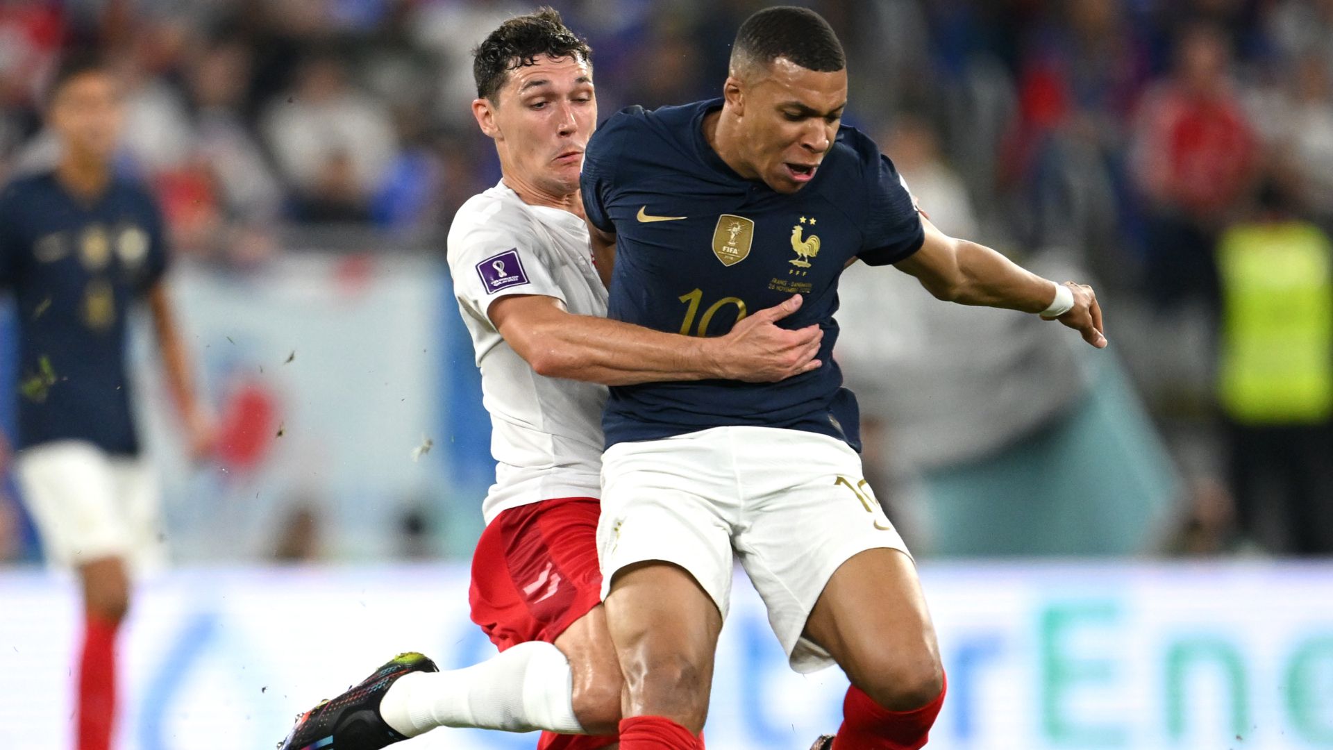 Andreas Christensen Kylian Mbappe Denmark France World Cup