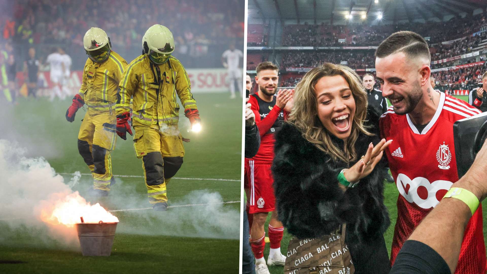 Chaos Standard Anderlecht Demande mariage Aron Donnum Celin Bizet