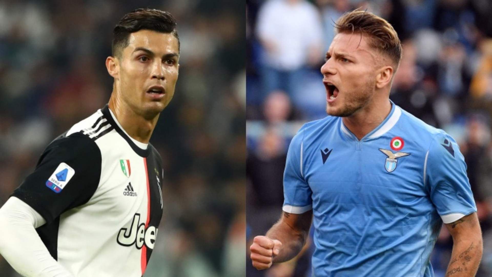 Cristiano Ronaldo Juventus Ciro Immobile Lazio 2019-20