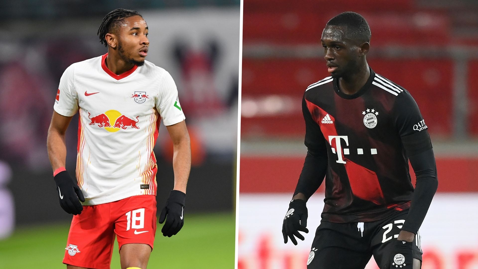 Christopher Nkunku RB Leipzig Tanguy Nianzou Bayern Munich GFX