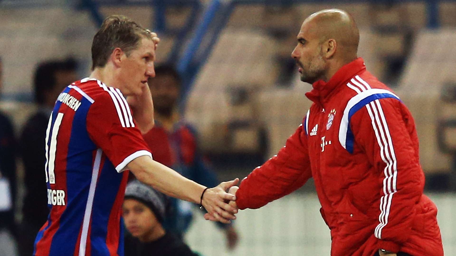 Bastian Schweinsteiger Pep Guardiola Bayern München 01172015