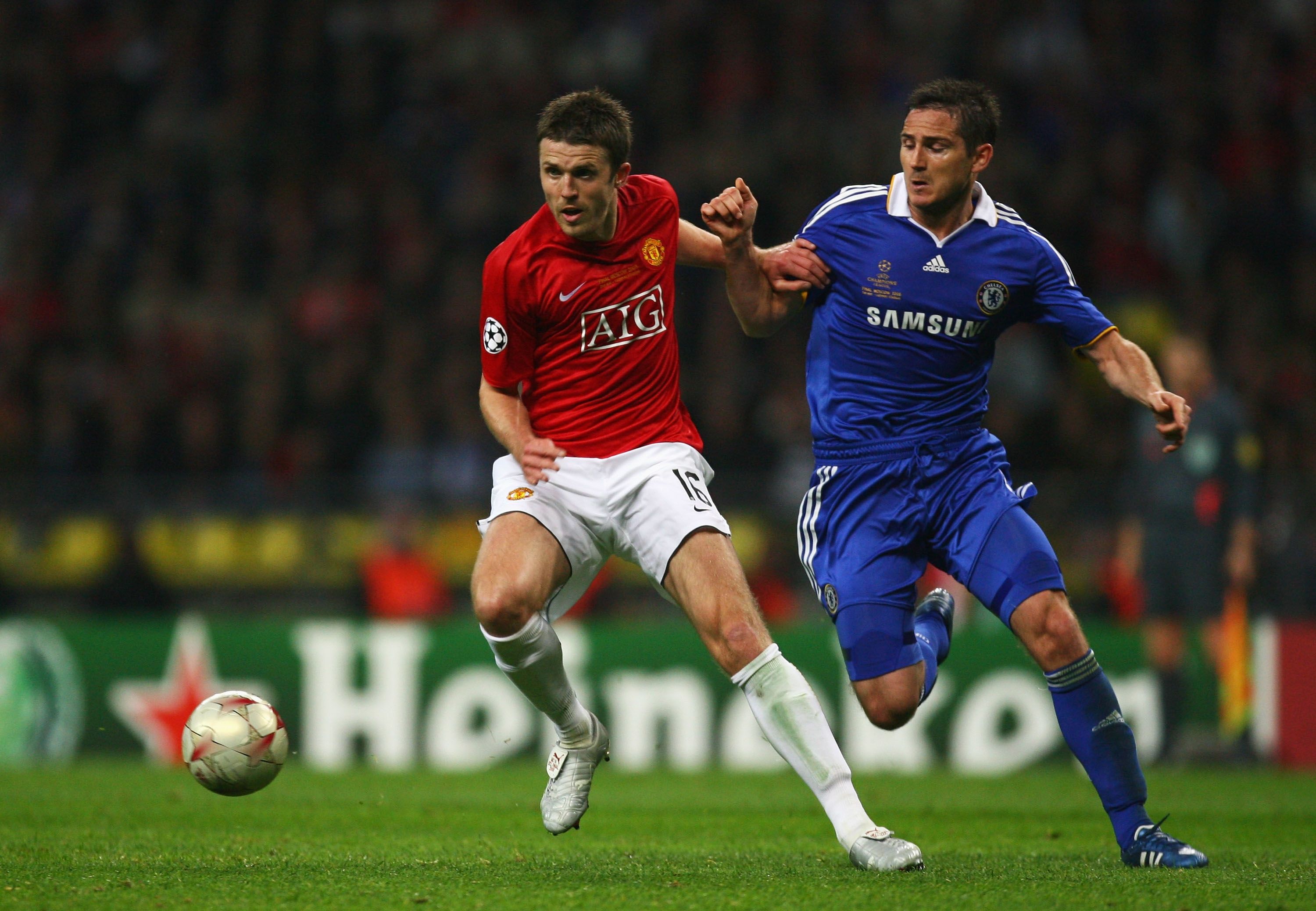 Michael Carrick & Frank Lampard  - Manchester United v Chelsea 2008