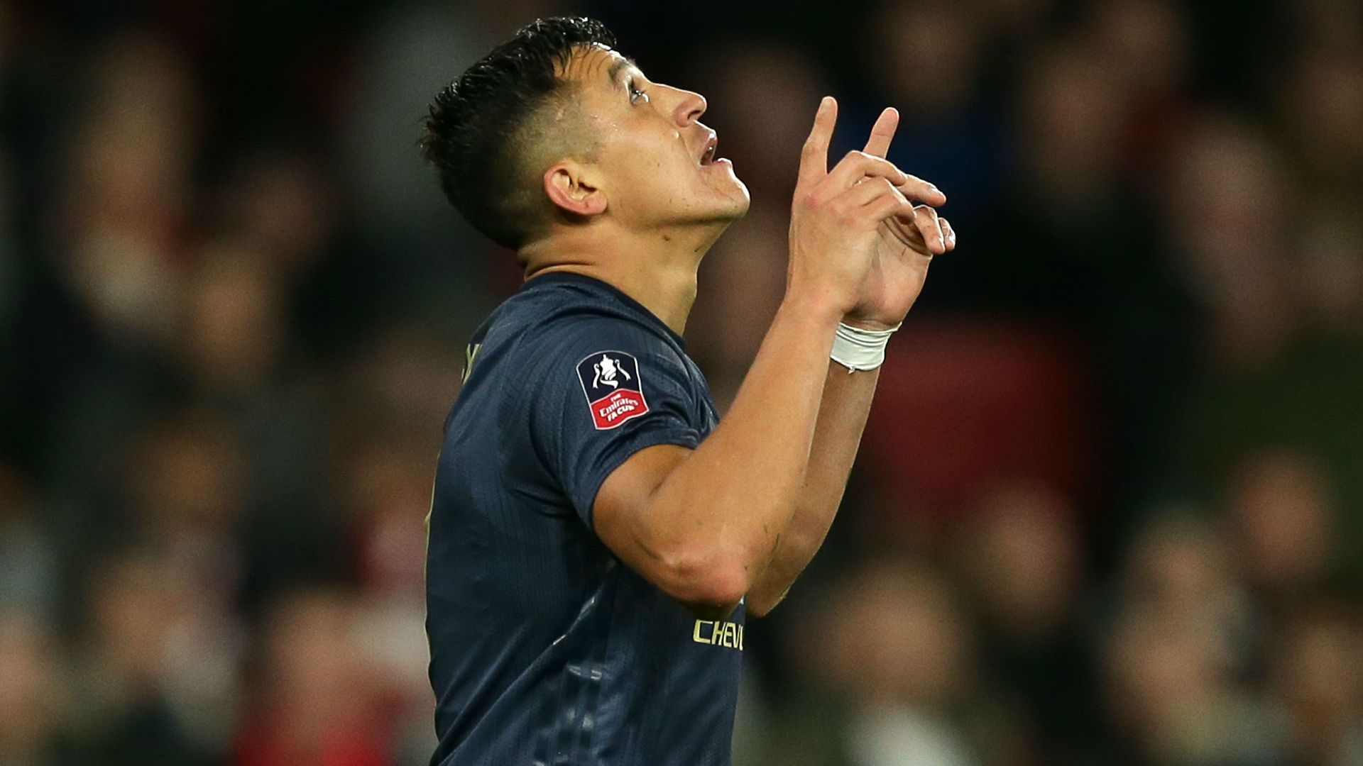 Alexis Sanchez Manchester United FA Cup