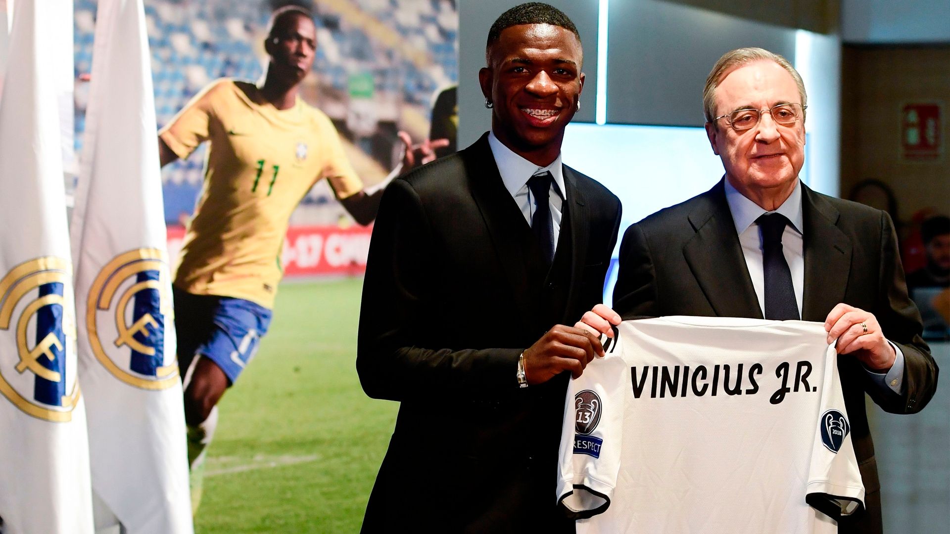 Vinicius Junior Real Madrid apresentação 20 07 18