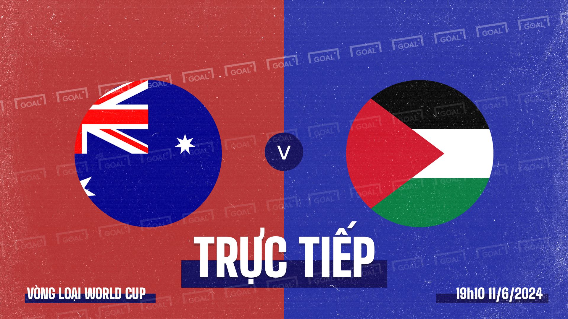 Australia vs Palestine 2024 GFX