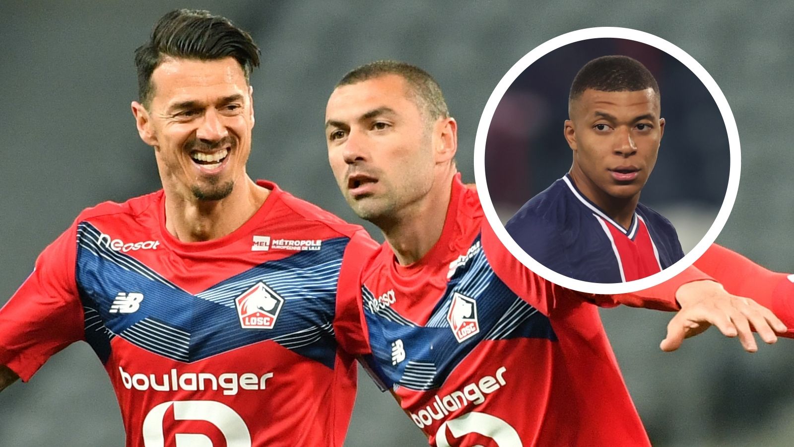 Kylian Mbappe Burak Yilmaz PSG Lille Ligue 1 GFX