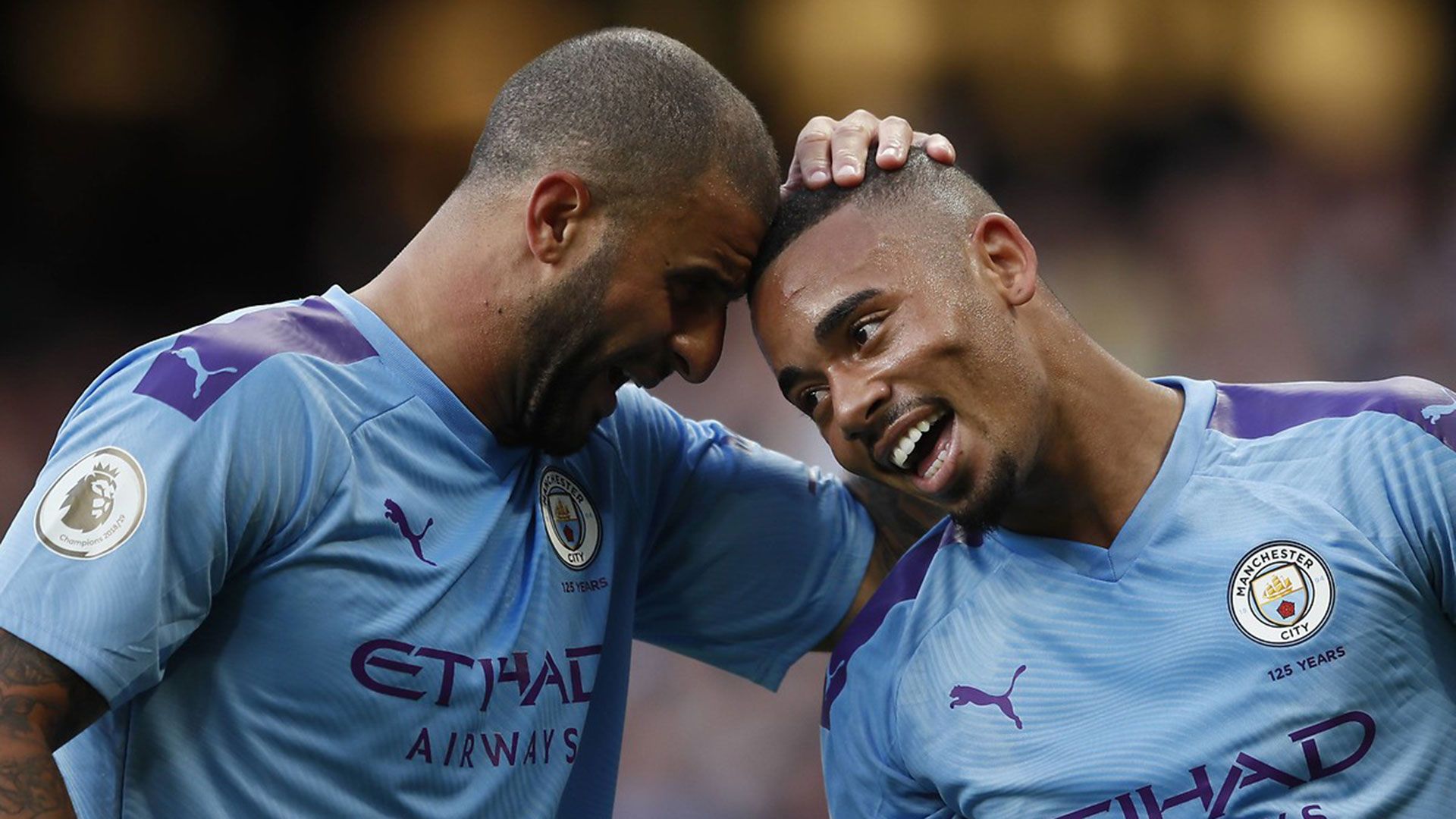 Kyle Walker Gabriel Jesus Manchester City 2020