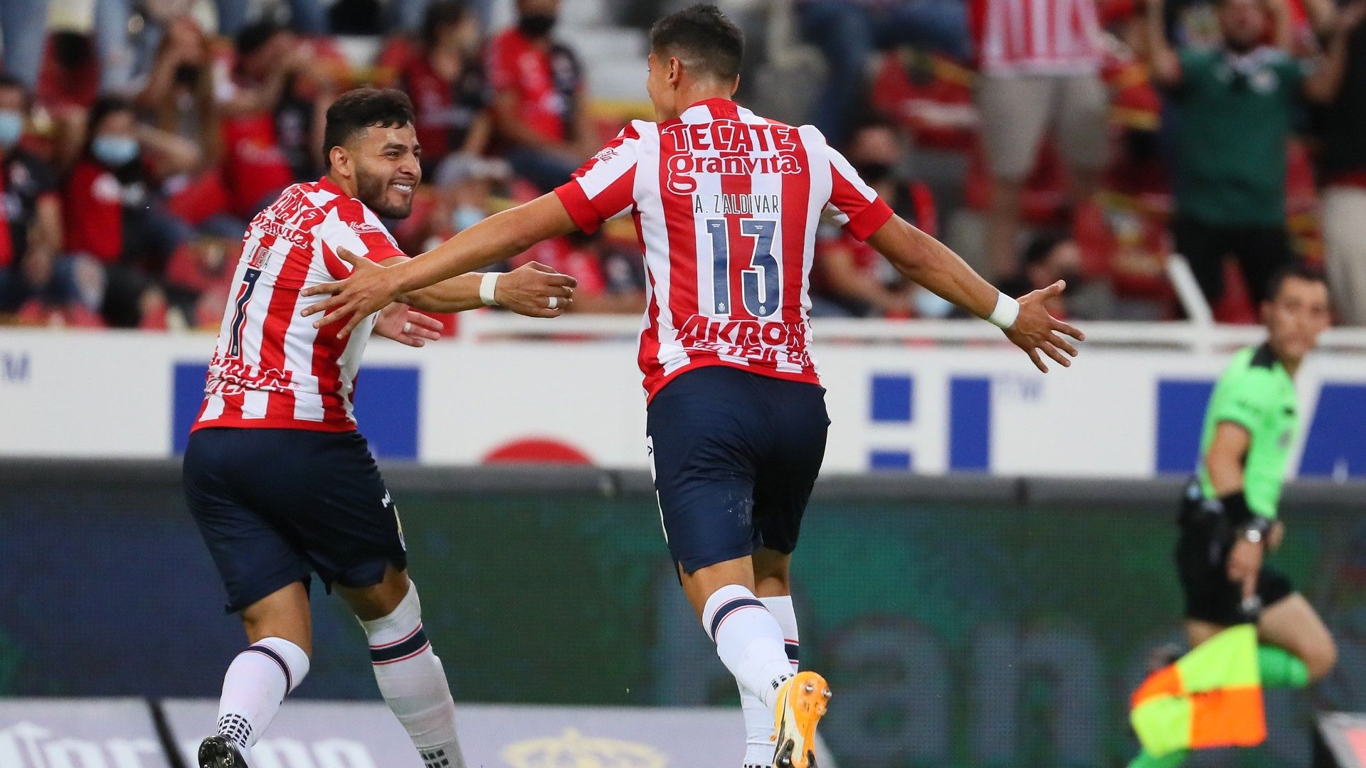 Chivas Ángel Zaldívar Alexis Vega Guardianes 2021