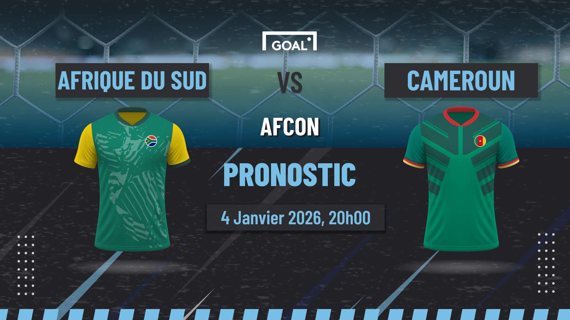 Pronostic Afrique du Sud vs Cameroun