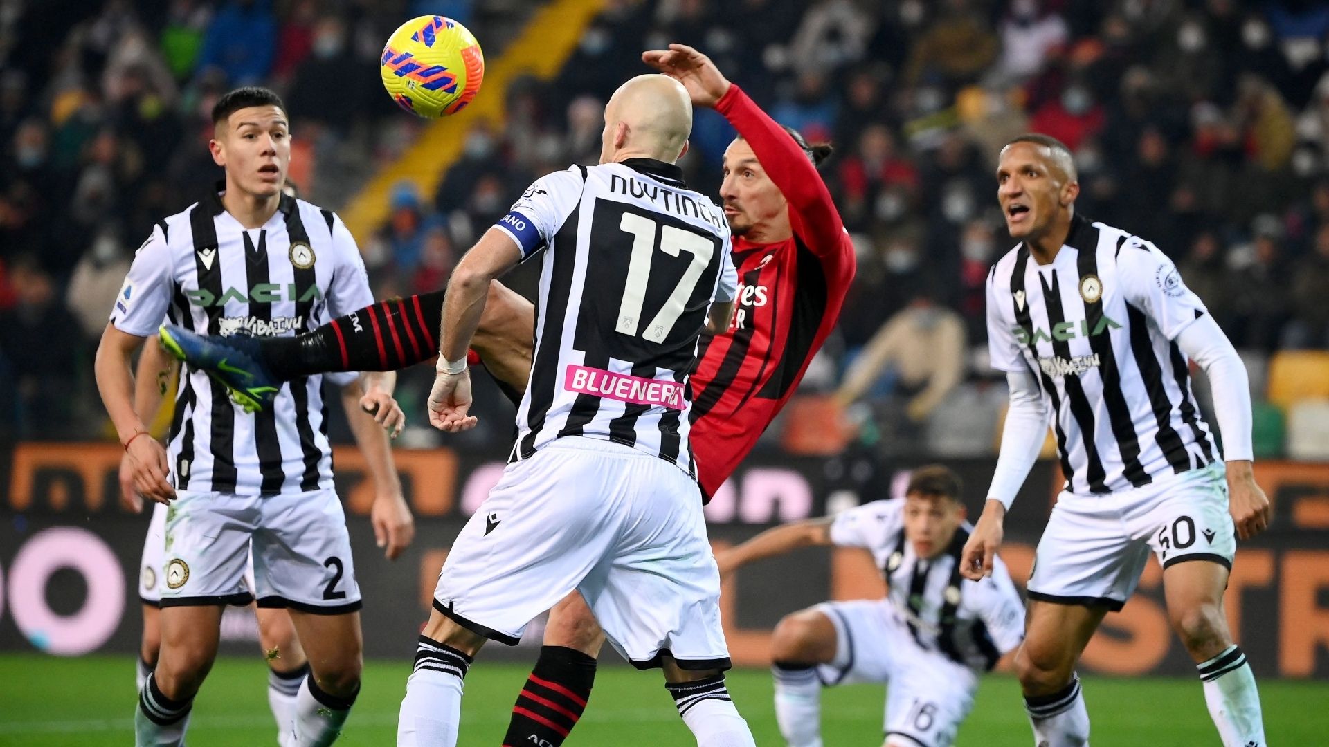 Zlatan Ibrahimovic Udinese Milan Serie A