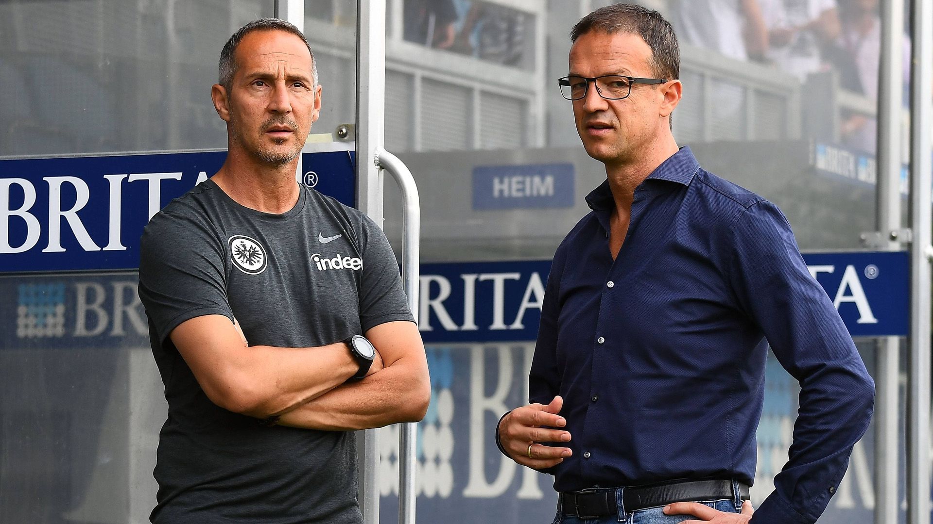 ONLY GERMANY Adi Hütter Fredi Bobic Frankfurt