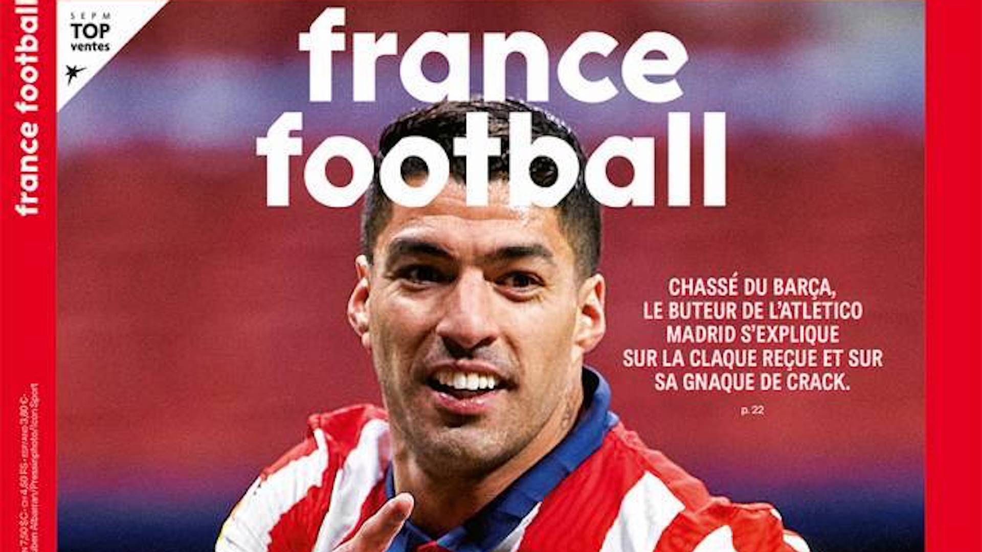 Luis Suarez France Football