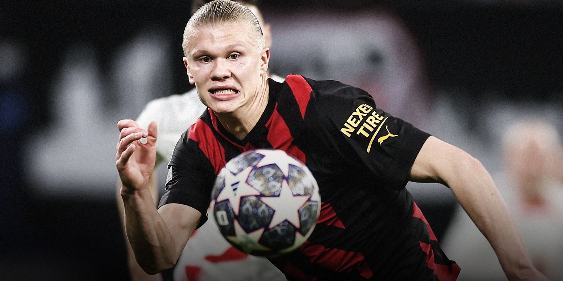 Erling Haaland Manchester City Champions League HIC 2:1