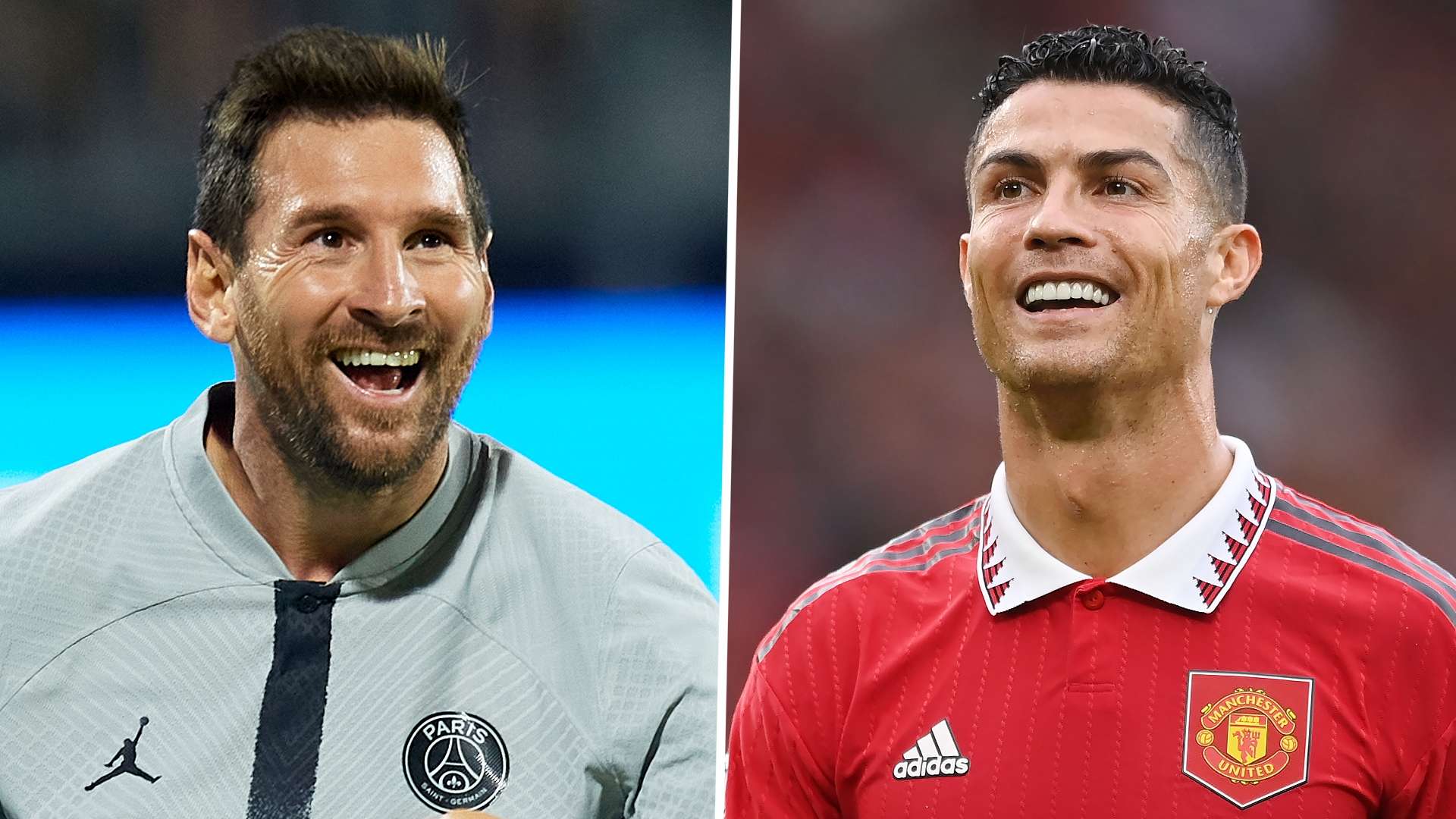 Lionel Messi Cristiano Ronaldo PSG Man Utd 2022-23