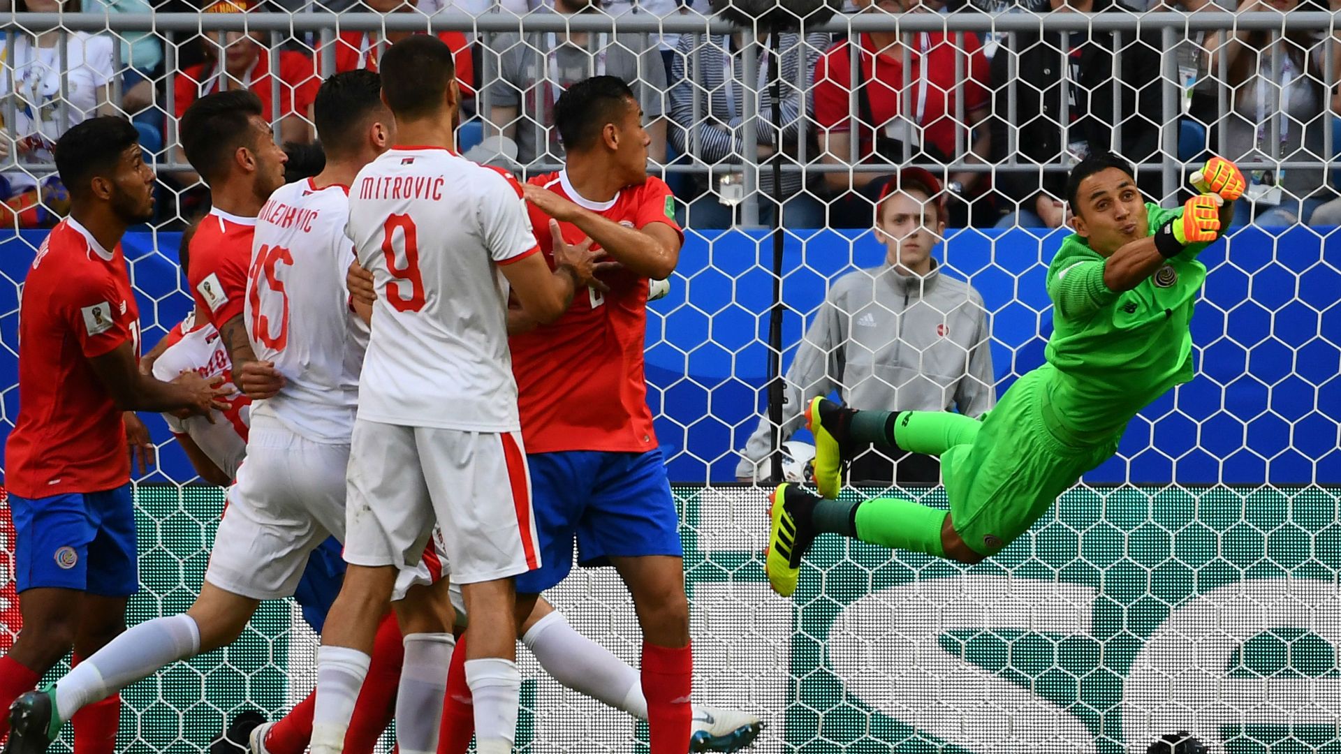 Keylor Navas Costa Rica Serbia