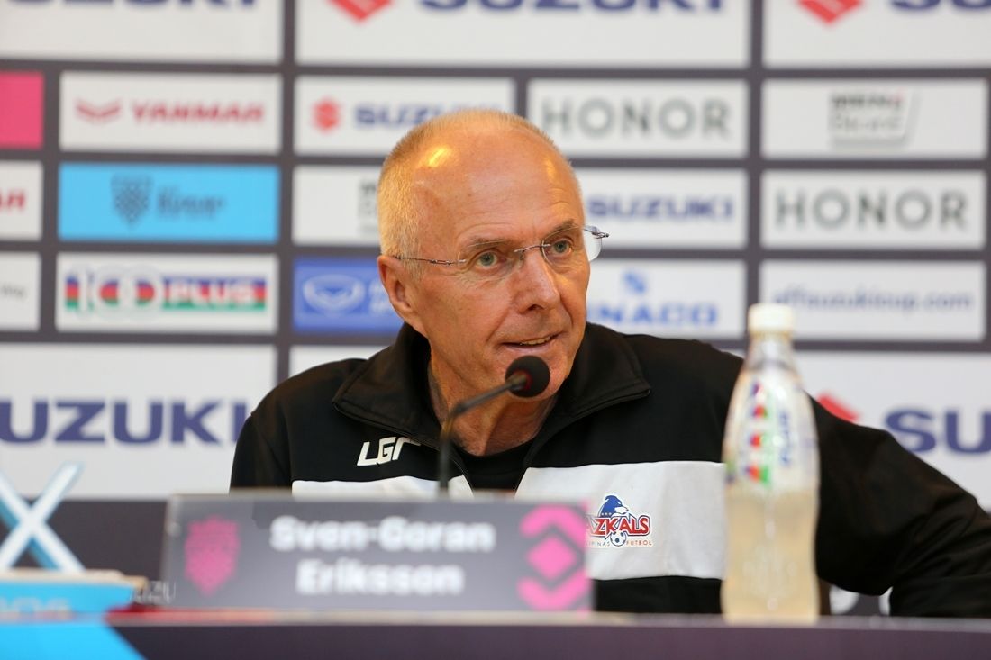 Sven-Goran Eriksson Vietnam vs Philippines AFF Suzuki Cup 2018