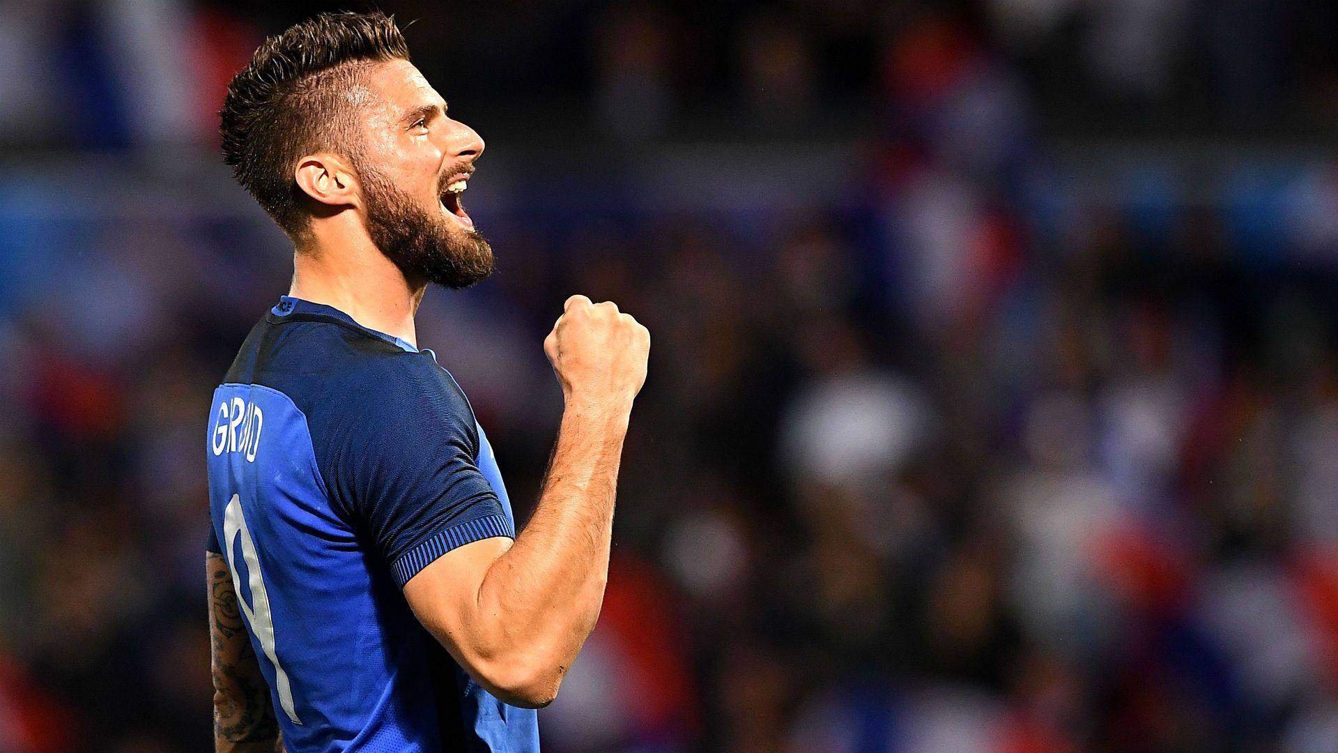 Olivier Giroud France Scotland Friendly 04062016