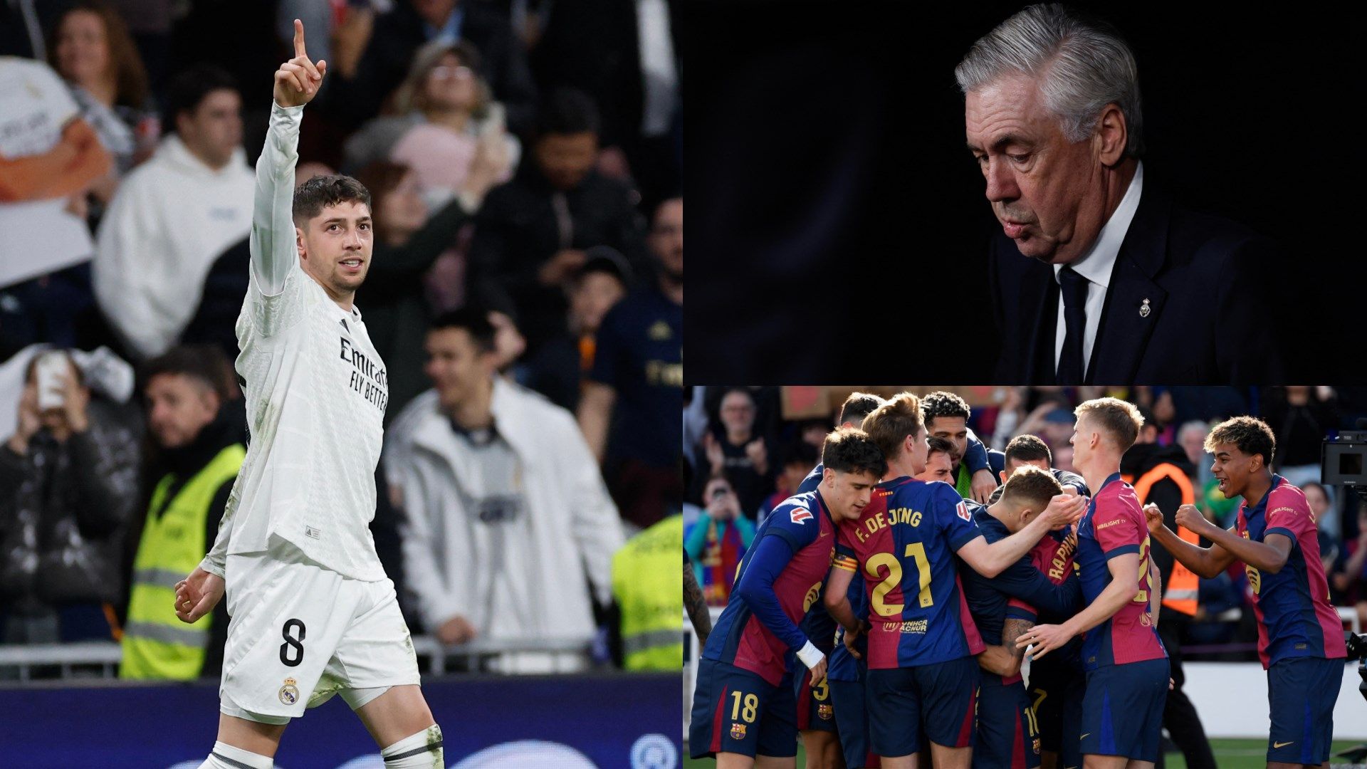 Real Madrid Valverde Ancelotti Barcelona