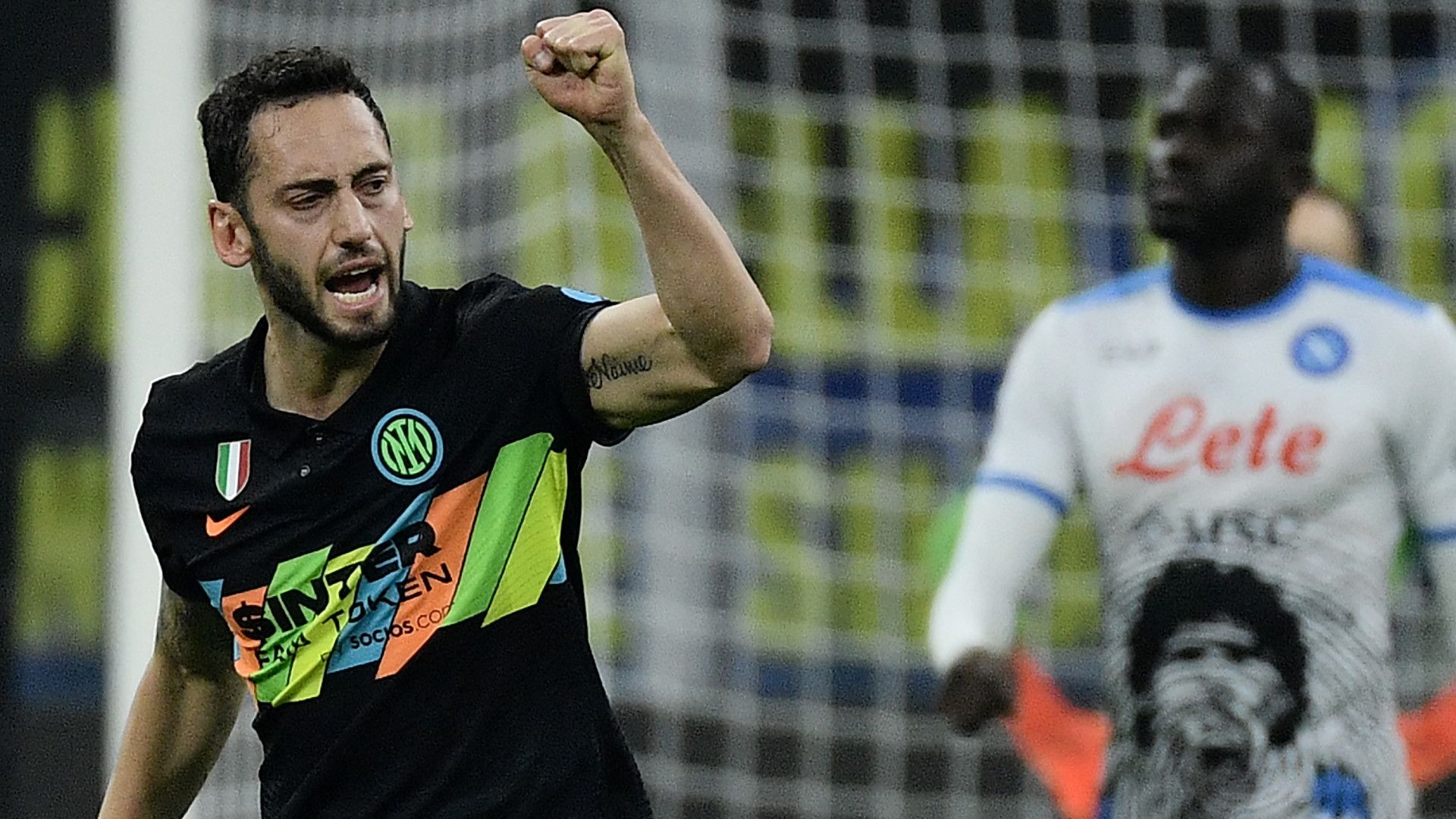 Calhanoglu Inter Napoli Serie A