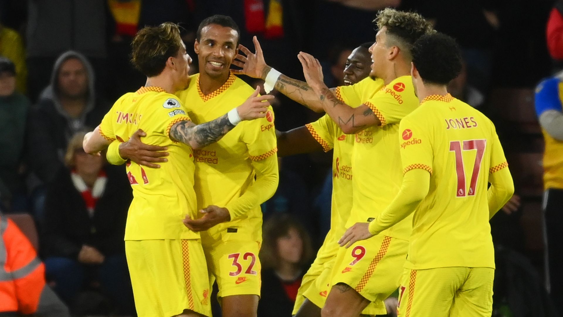 Joel Matip Liverpool Southampton 2021-22