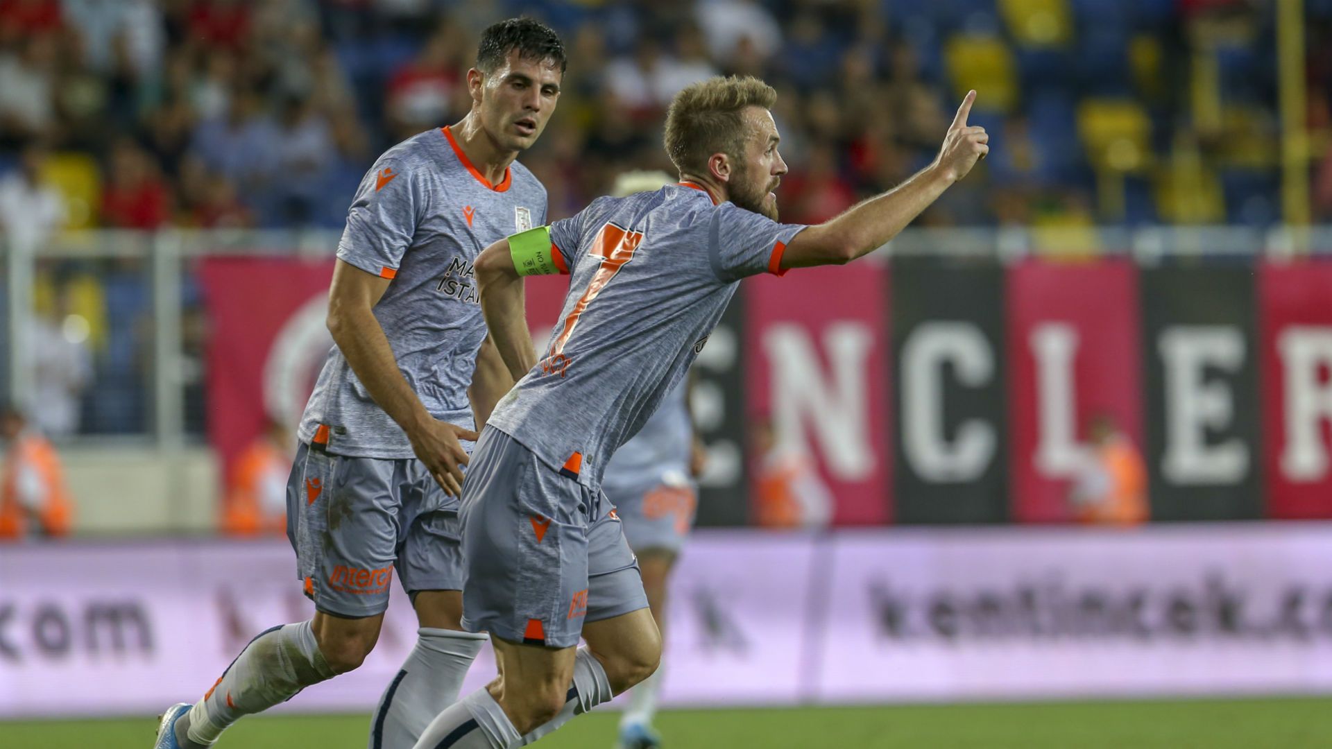 Edin Visca Genclerbirligi v Basaksehir Goal Celebration 09012019