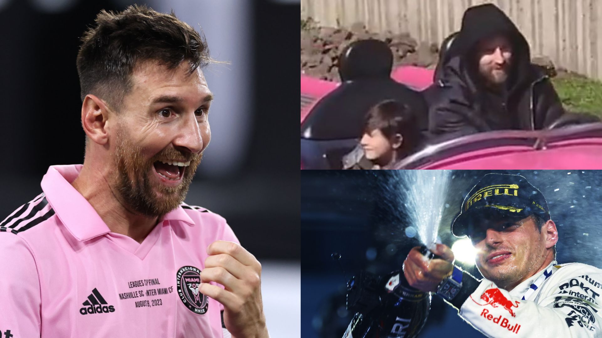 Lionel Messi Max Verstappen