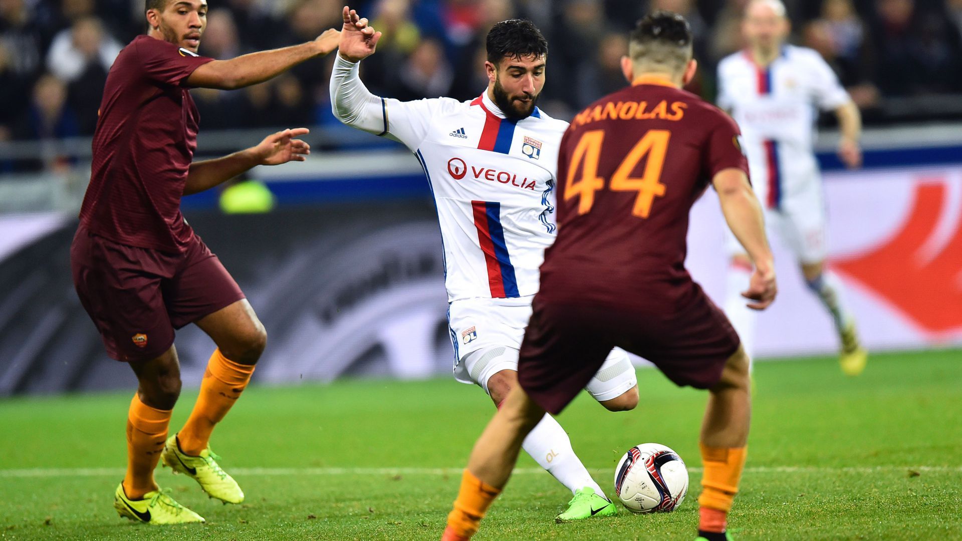 Nabil Fekir Lyon Roma Europa League