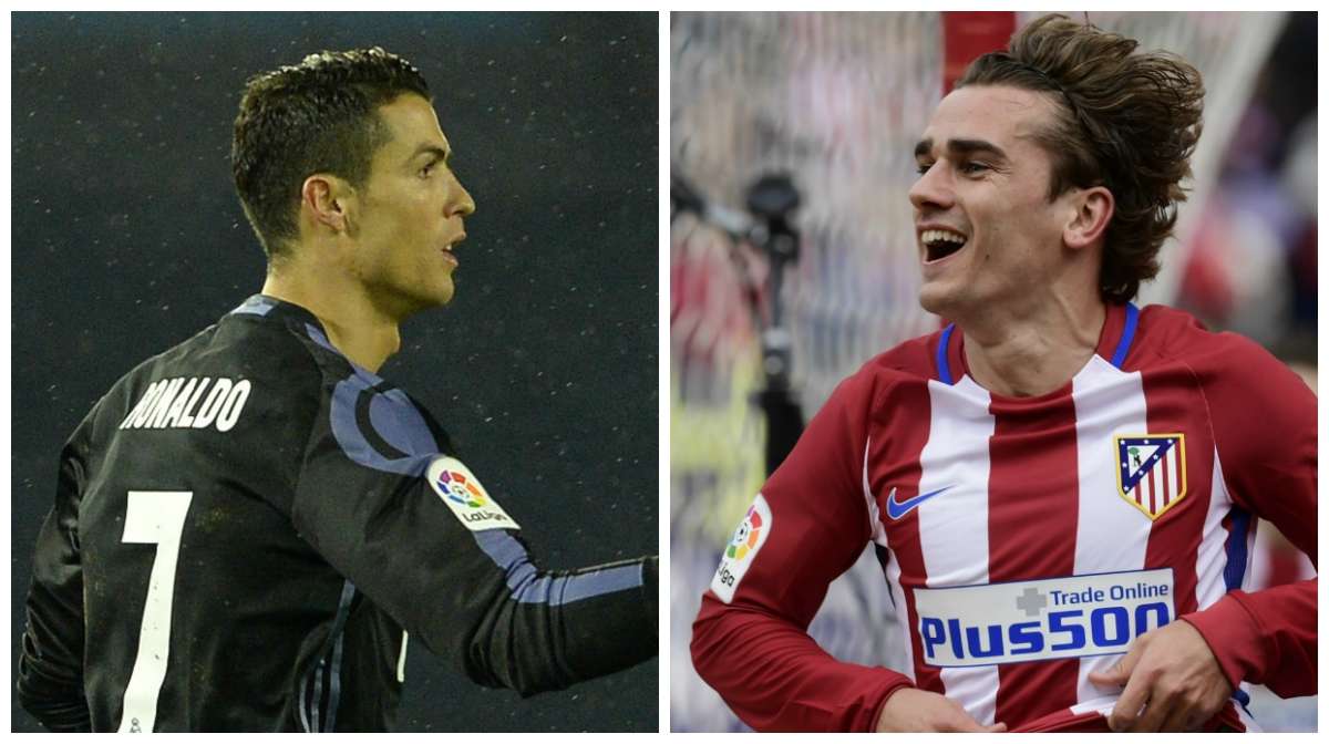 Cristiano Ronaldo Antoine Griezmann GFX