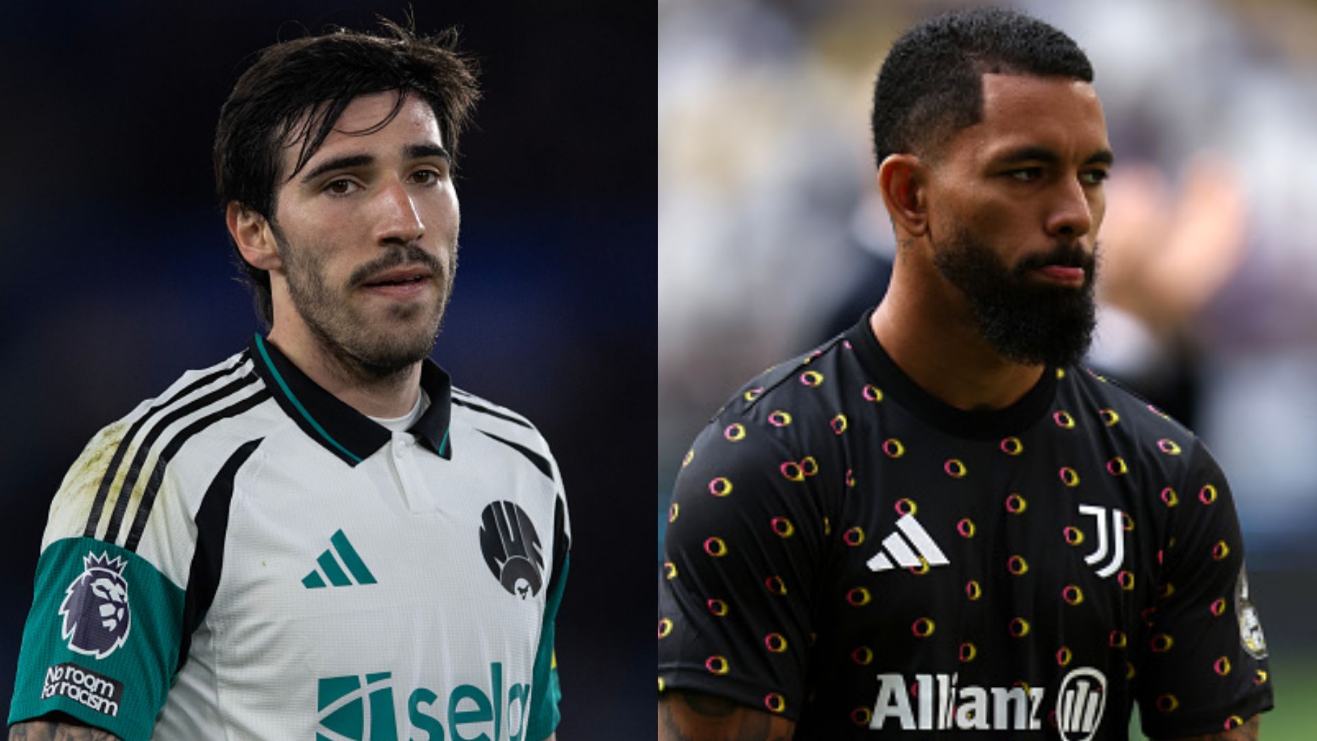 Sandro Tonali Douglas Luiz Juventus Newcastle 2025