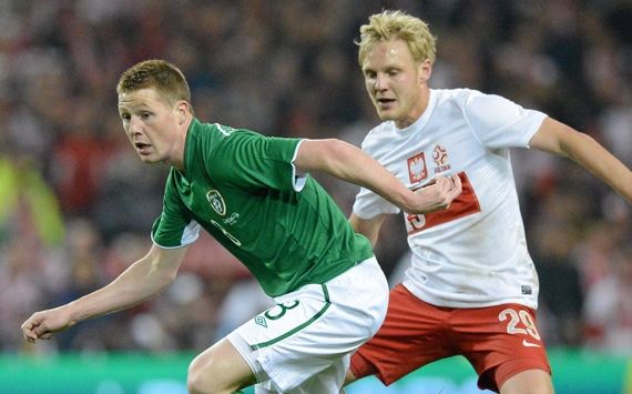 International Friendly, Republic of Ireland v Poland, James McCarthy & Daniel Lukasik