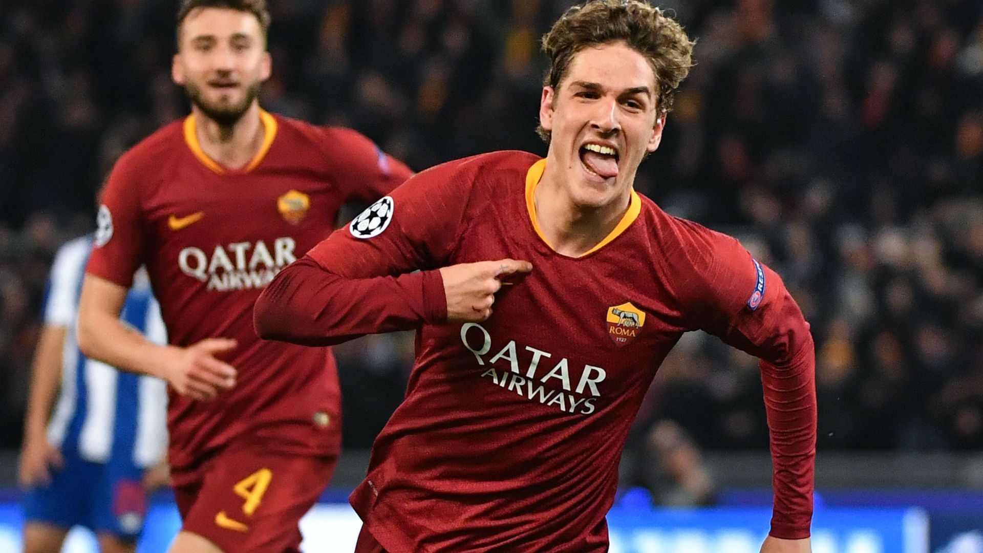 Zaniolo Roma Porto Champions League