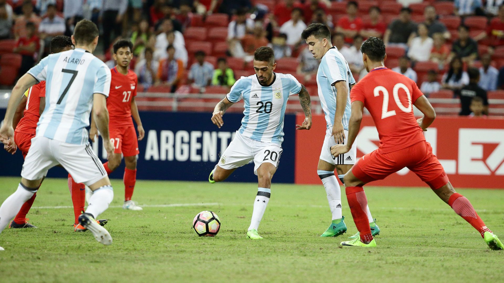 Manuel Lanzini  Argentina Singapur 13062017