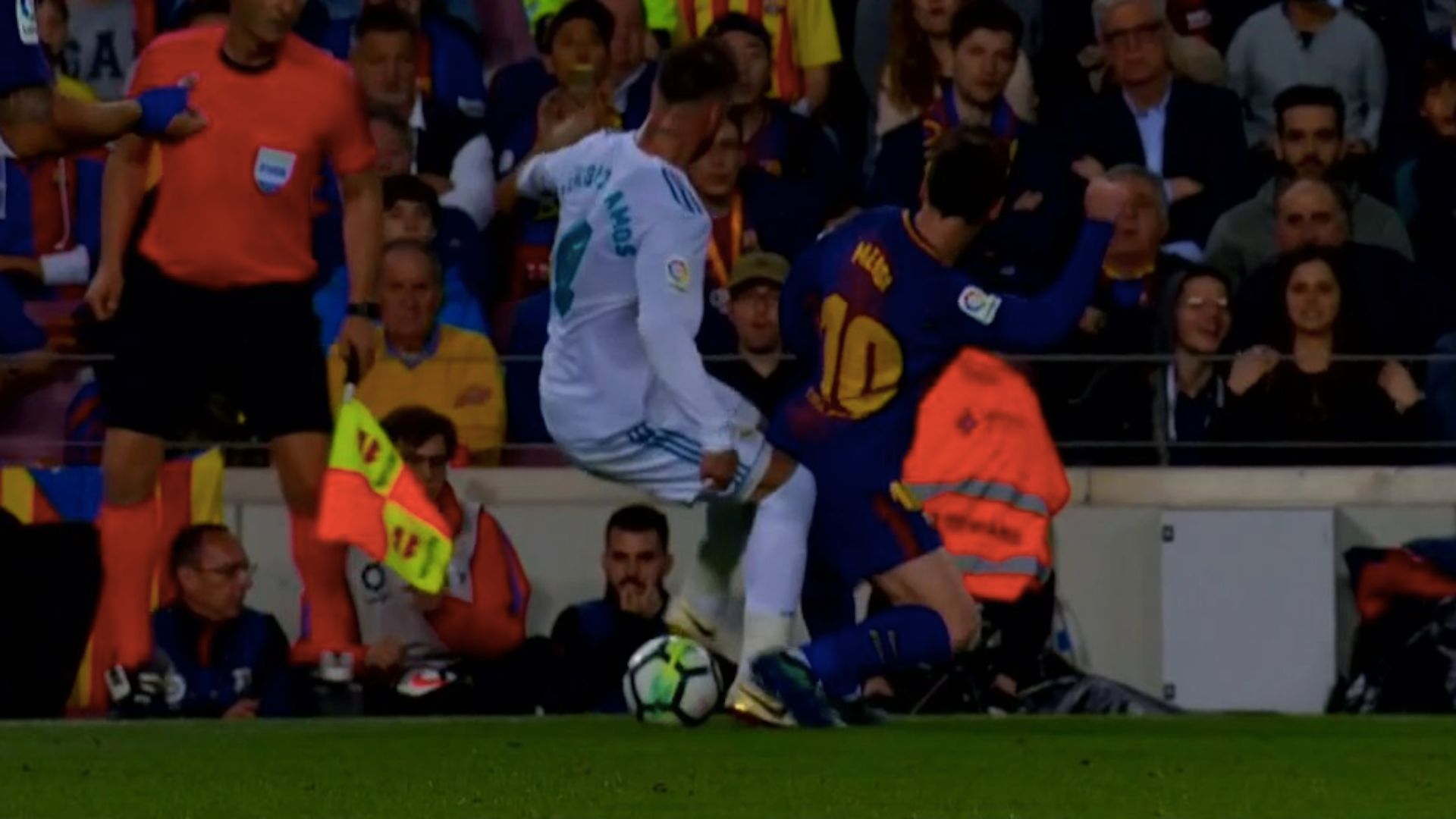 Messi Ramos patada